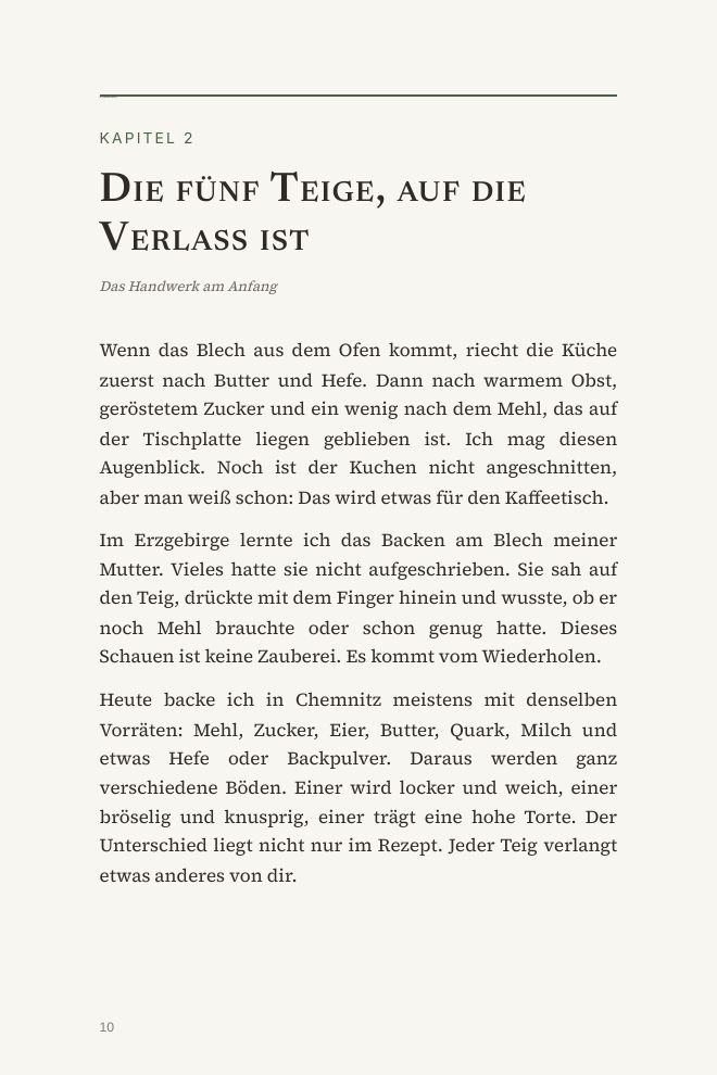 Seite 10 — Die fünf Teige, auf die Verlass ist